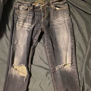 Arizona high rise capri jeans